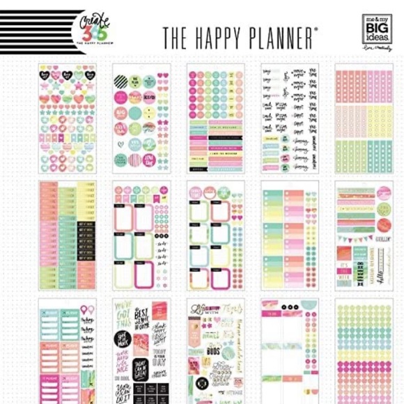 THE HAPPY PLANNER WATERCOLORS STICKERS - Picture 3 of 4